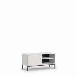 Querty 04 TV Cabinet 101cm - White Matt 101cm - thumbnail 1