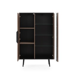 Pinelli Display Cabinet 90cm - Black 90cm - thumbnail 3