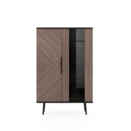 Pinelli Display Cabinet 90cm - Black 90cm - thumbnail 2