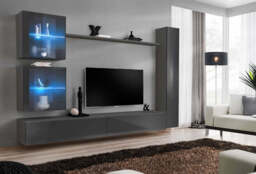 "Switch XVIII Entertainment Unit For TVs Up To 75"" - Black 280cm Black" - thumbnail 3
