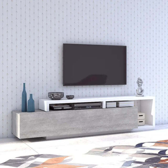 Bota 40 TV Cabinet 219cm - Concrete Grey 219cm