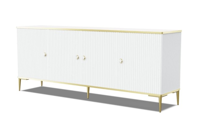 Petra Sideboard Cabinet 182cm - White 182cm - image 1