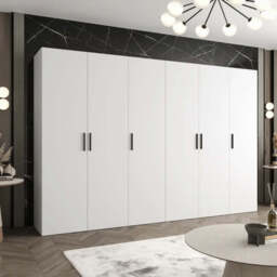 Bari I Hinged Door Wardrobe 300cm - Cashmere 300cm - thumbnail 8