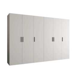 Bari I Hinged Door Wardrobe 300cm - Cashmere 300cm - thumbnail 2