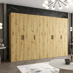 Bari I Hinged Door Wardrobe 300cm - Cashmere 300cm - thumbnail 6