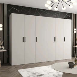 Bari I Hinged Door Wardrobe 300cm - Cashmere 300cm