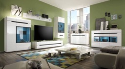 Hektor 40 TV Cabinet 180cm - Grey Gloss 180cm - thumbnail 6