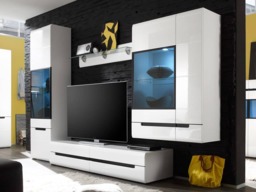 Hektor 40 TV Cabinet 180cm - Grey Gloss 180cm - thumbnail 7