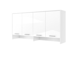 CP-06 Horizontal Wall Bed Concept Pro 90cm with Over Bed Unit - Grey Matt 90 x 200cm 215cm - thumbnail 6
