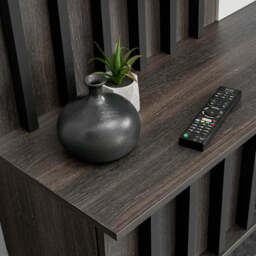 "Noir II Entertainment Unit For TVs Up To 70"" - White 160cm" - thumbnail 5