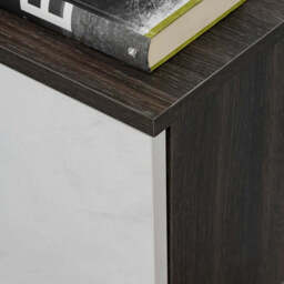 "Noir II Entertainment Unit For TVs Up To 70"" - White 160cm" - thumbnail 6