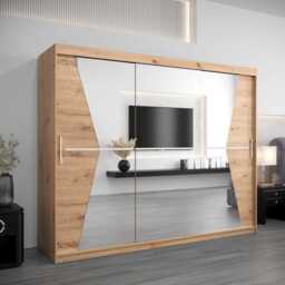 Morocco Sliding Door Wardrobe 250cm - Oak Sonoma 250cm - thumbnail 6