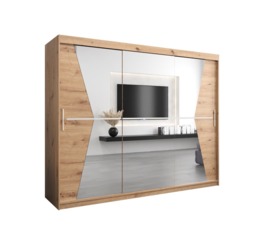 Morocco Sliding Door Wardrobe 250cm - Oak Sonoma 250cm - thumbnail 7