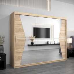 Morocco Sliding Door Wardrobe 250cm - Oak Sonoma 250cm