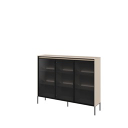 Trend TR-08 Display Cabinet 150cm - Black 150cm - thumbnail 3
