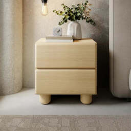 Lomo Bedside Table 50cm - Oak Vincenza 50cm - thumbnail 1