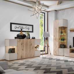 Catalina Wall Shelf 160cm - Oak Vicking 160cm - thumbnail 3