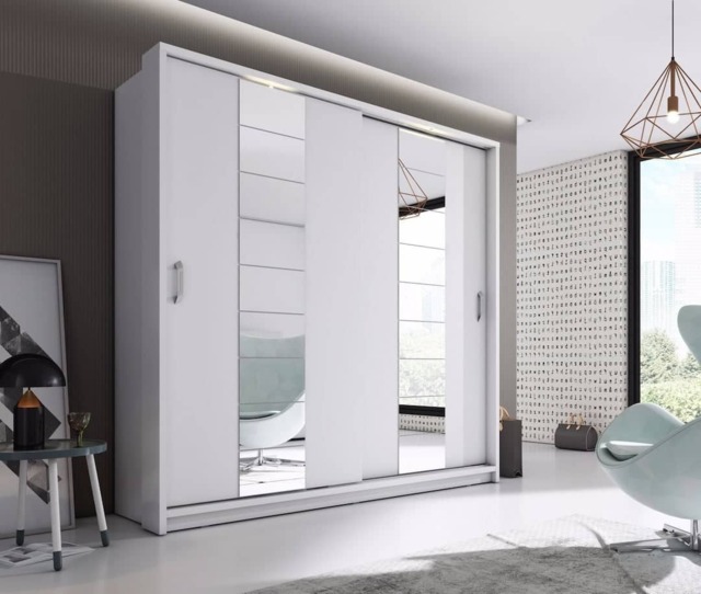 Arti 14 - 2 Sliding Door Wardrobe 220cm - White Matt 220cm - image 1
