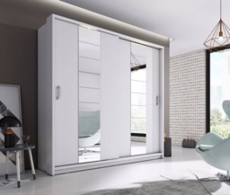 Arti 14 - 2 Sliding Door Wardrobe 220cm - White Matt 220cm