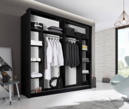 Arti 14 - 2 Sliding Door Wardrobe 220cm - White Matt 220cm - thumbnail 5