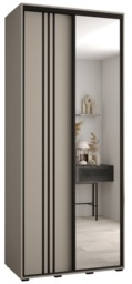 Dakota VII Sliding Door Wardrobe 100cm - Cashmere 100cm - thumbnail 2