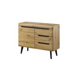 Nordi Sideboard Cabinet 107cm - White Gloss 107cm - thumbnail 3