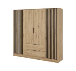 Nelly Hinged Door Wardrobe 206cm - Cashmere 206cm - thumbnail 5