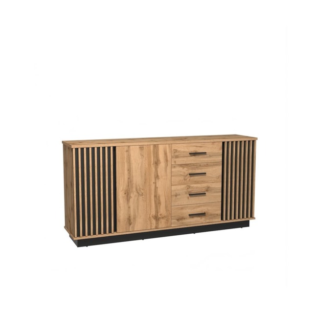 Lamelo LA21 Sideboard Cabinet 178cm - Oak Wotan 178cm - image 1