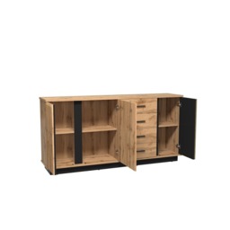 Lamelo LA21 Sideboard Cabinet 178cm - Oak Wotan 178cm - thumbnail 2