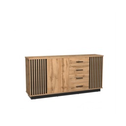 Lamelo LA21 Sideboard Cabinet 178cm - Oak Wotan 178cm - thumbnail 1