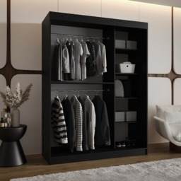 Spoti Sliding Door Wardrobe 150cm - Cashmere 150cm - thumbnail 4