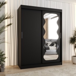 Spoti Sliding Door Wardrobe 150cm - Cashmere 150cm - thumbnail 2