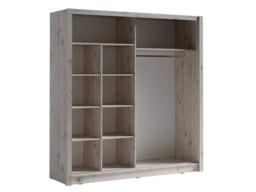 Bora Sliding Door Wardrobe 205cm - Oak Wellington 205cm - thumbnail 3