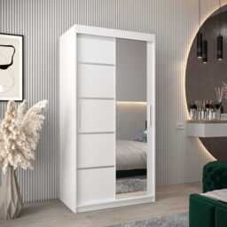 Verona 02 Sliding Door Wardrobe 100cm - Oak Artisan 100cm - thumbnail 2