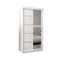 Verona 02 Sliding Door Wardrobe 100cm - Oak Artisan 100cm - thumbnail 3
