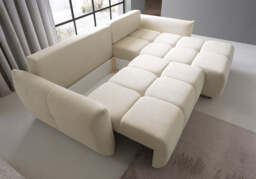 Corner Sofa Bed Base - Green 257cm Left - thumbnail 5
