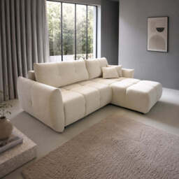 Corner Sofa Bed Base - Green 257cm Left - thumbnail 2