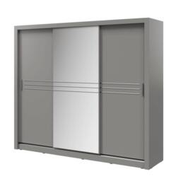 Havana 11 - 3 Sliding Door Wardrobe 250cm - White Matt 250cm - thumbnail 4