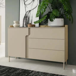 Positano PO7 Chest Of Drawers 143cm - Cashmere 143cm - thumbnail 2
