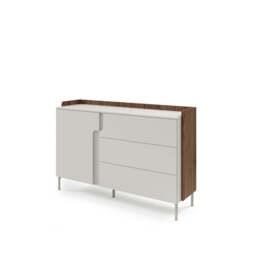 Positano PO7 Chest Of Drawers 143cm - Cashmere 143cm