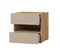 Impressio 23 Bedside Table 46cm - Oak Mauvella 46cm - thumbnail 2