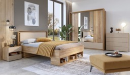 Impressio 23 Bedside Table 46cm - Oak Mauvella 46cm - thumbnail 6