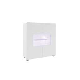 Calabrini Display Cabinet 100cm - Black Gloss 100cm - thumbnail 2
