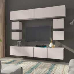 Calabrini Display Cabinet 100cm - Black Gloss 100cm - thumbnail 6