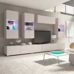 Calabrini Display Cabinet 100cm - Black Gloss 100cm - thumbnail 5