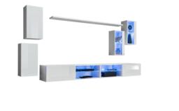 "Switch XXV Wall Entertainment Unit For TVs Up To 75"" - Graphite 280cm Black" - thumbnail 3