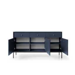 Mono Large Sideboard Cabinet 154cm - Navy 154cm - thumbnail 5