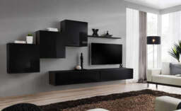 "Switch X Entertainment Unit For TVs Up To 49"" - Oak Wotan 330cm Graphite" - thumbnail 4