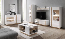 Arco Display Cabinet 72cm - White 72cm - thumbnail 4