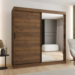 Rubino T2 Sliding Door Wardrobe 200cm - Cashmere 200cm - thumbnail 2